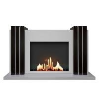 Биокамин в портале SteelHeat Manhetten New, стекло Биокамин в портале SteelHeat Manhetten New, стекло