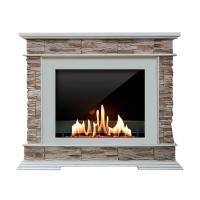 Биокамин в портале SteelHeat Pamir, стекло, стемалит Биокамин в портале SteelHeat Pamir, стекло, стемалит