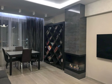 Встроенный биокамин Lux Fire Угловой 1090 S (левый угол) по цене 60 390 руб.