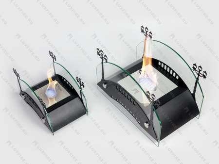 Настольный биокамин Lux Fire "Пушкинский мост" S (черный) по цене 14 641 руб.