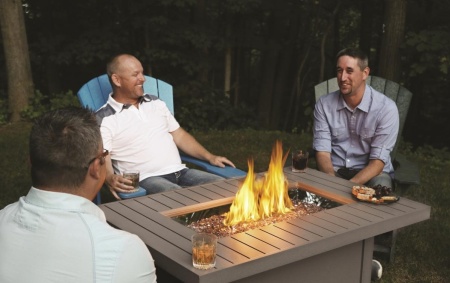 Стол-камин газовый NapoLEOn Victorian 127х82 см