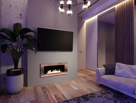 Биокамин "Русский огонь" Барокко 900V встраиваемый по цене 37 800 руб.